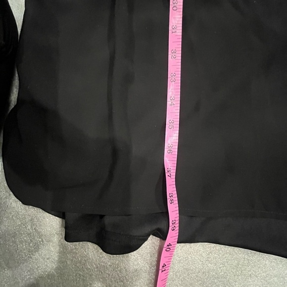 [12] Pins and Needles Urban Outfitters Black Sleeveless Chiffon Lined Midi Dress - Picture 8 of 10